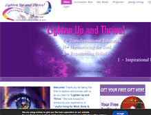 Tablet Screenshot of lightenupandthrive.com